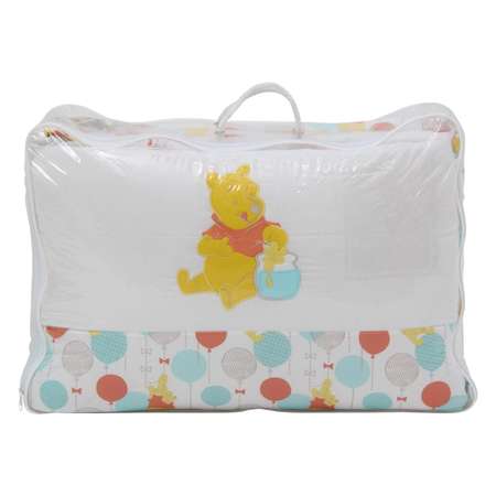 Комплект в кроватку Polini kids Disney baby Медвежонок Винни Чудесный день 7предметов Желтый