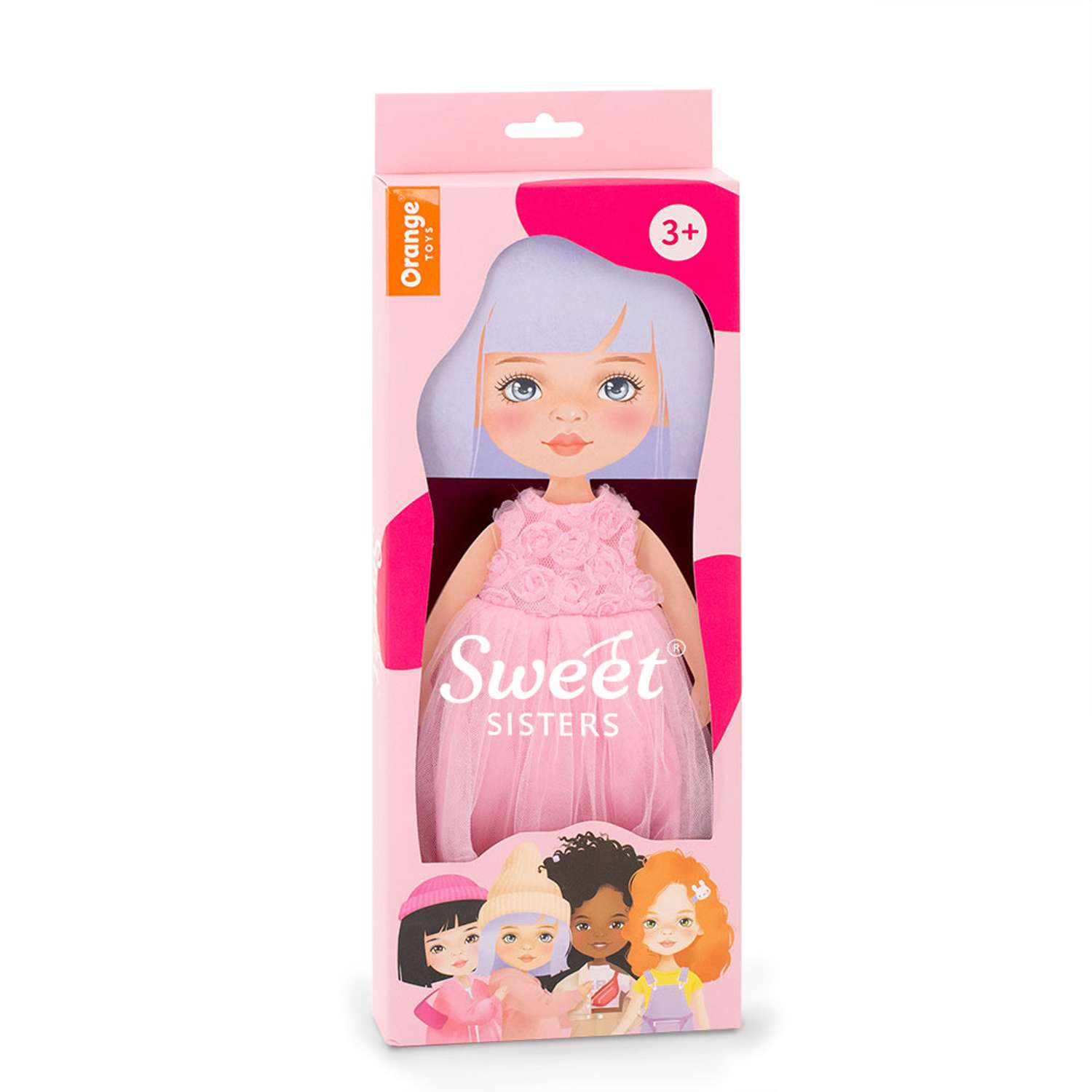 Набор одежды для кукол Orange Toys Sweet Sisters Розовое платье с розочками Серия Вечерний шик S03 - фото 2