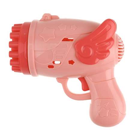 Игрушка Мы-шарики Бластер 23 ствола для пускания мыльных пузырей розовый