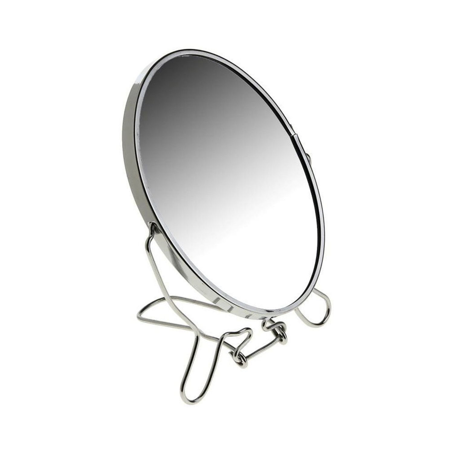 Зеркало настольное Rabizy двухстороннее с увеличением 13.5 см - фото 1