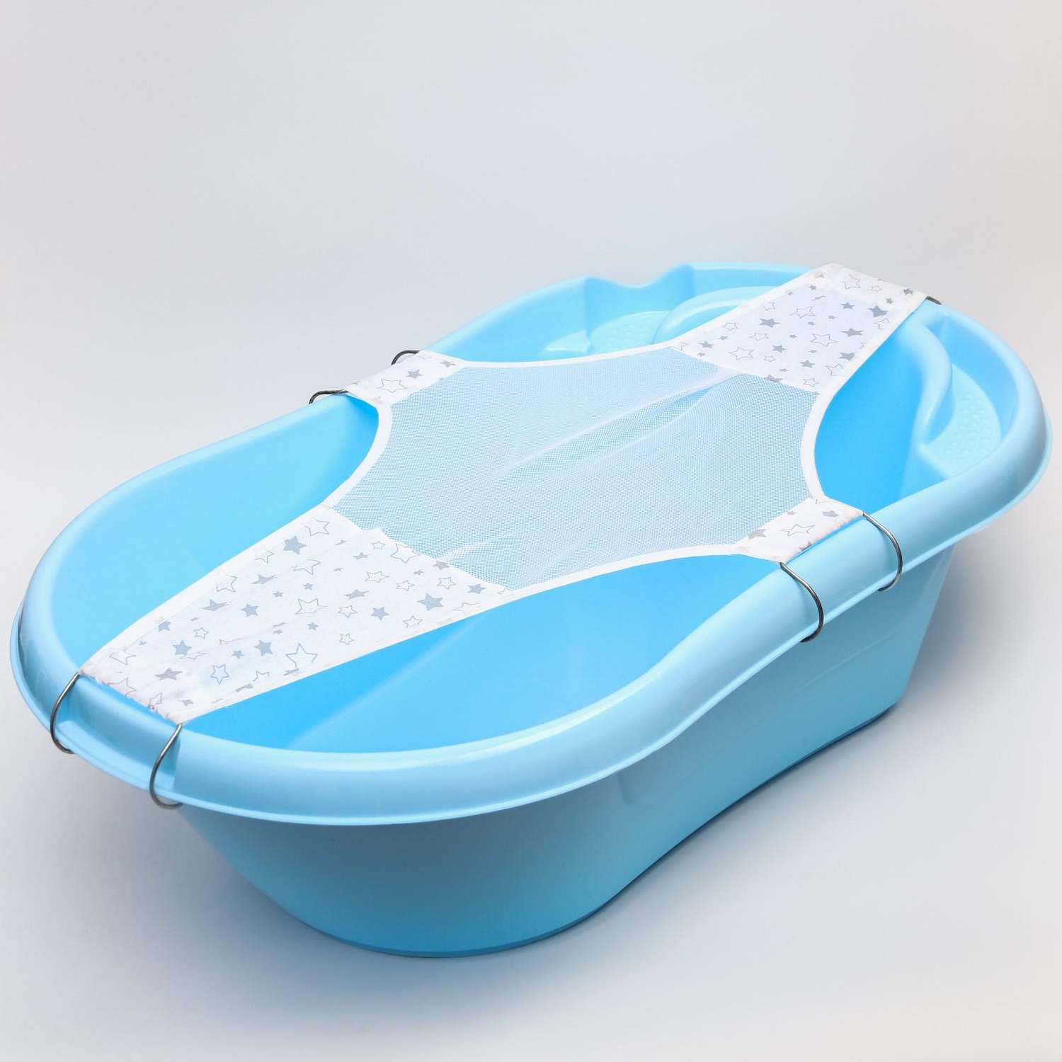 Гамак Sima-Land для купания новорожденных сетка для ванночки детской «Куп-куп» 80 cм Premium цвет белый - фото 1