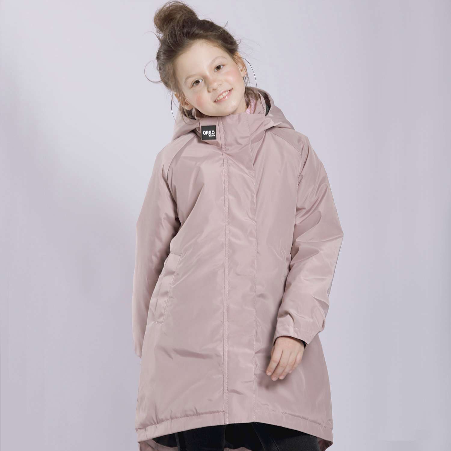Пальто Orso Bianco OB41027-12_розово-бежевый - фото 1