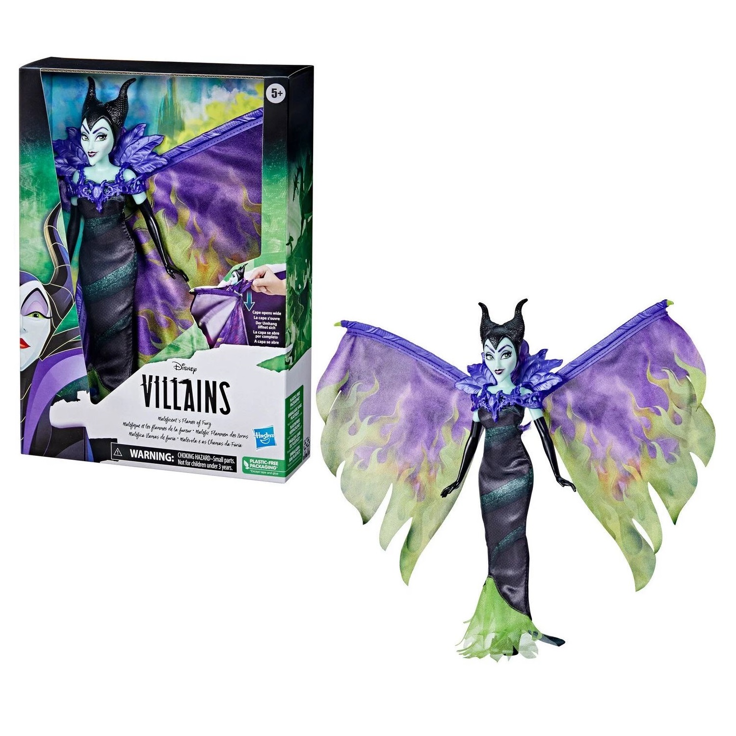 Кукла Disney Princess Hasbro Villains Малефисента интерактивная F49935L2е F49935L2 - фото 4