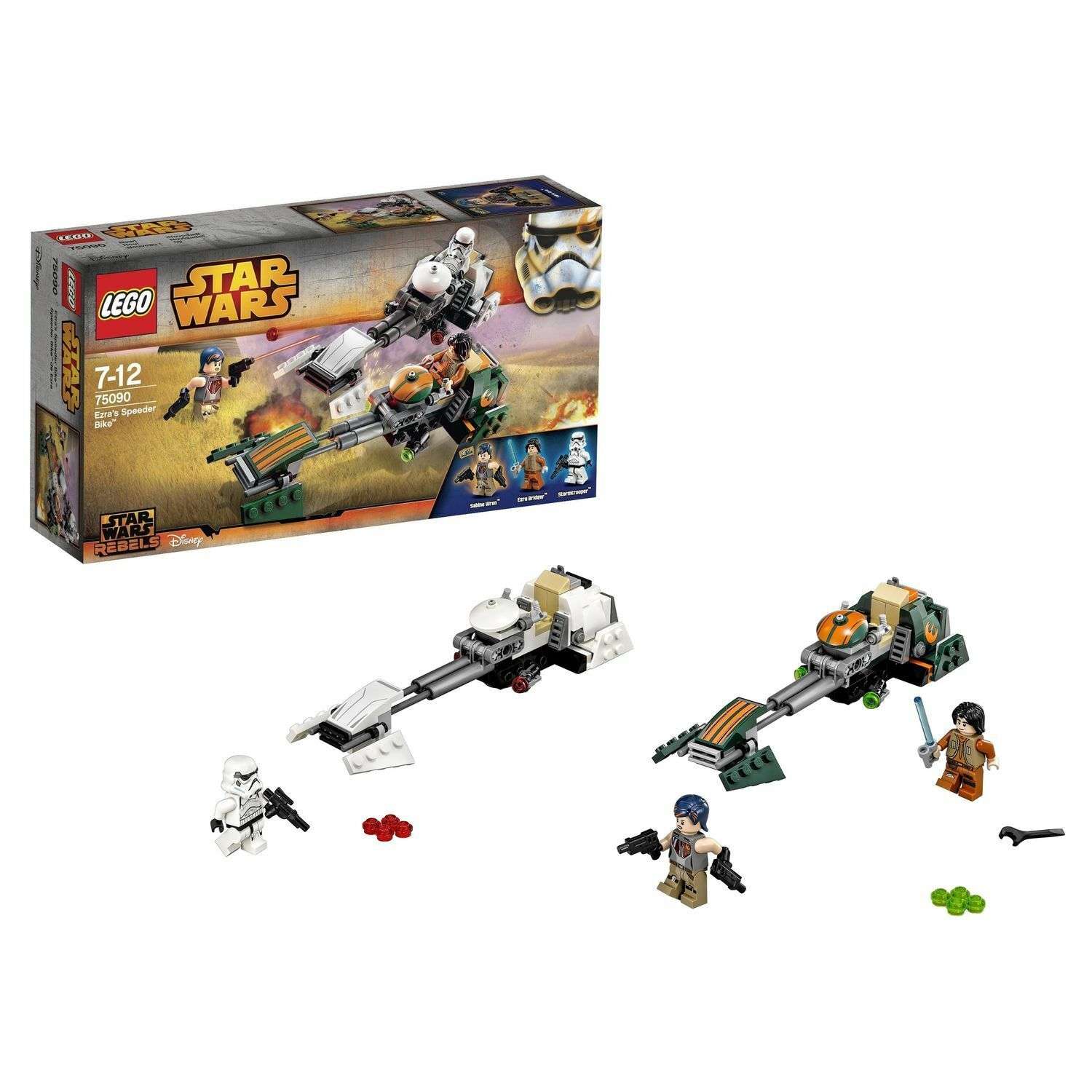 Конструктор LEGO Star Wars TM Скоростной спидер Эзры (Ezra’s Speeder B (75090) - фото 1
