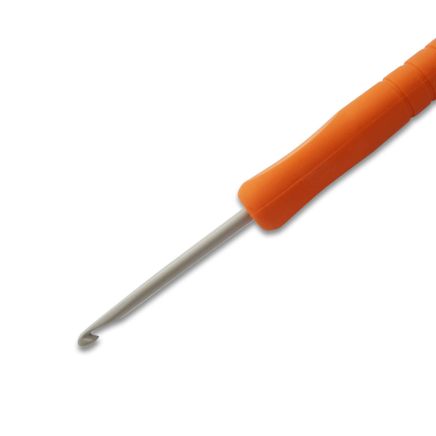 Крючок для вязания Pony алюминиевый с мягкой ручкой 3 мм 14 см 56803 - фото 3