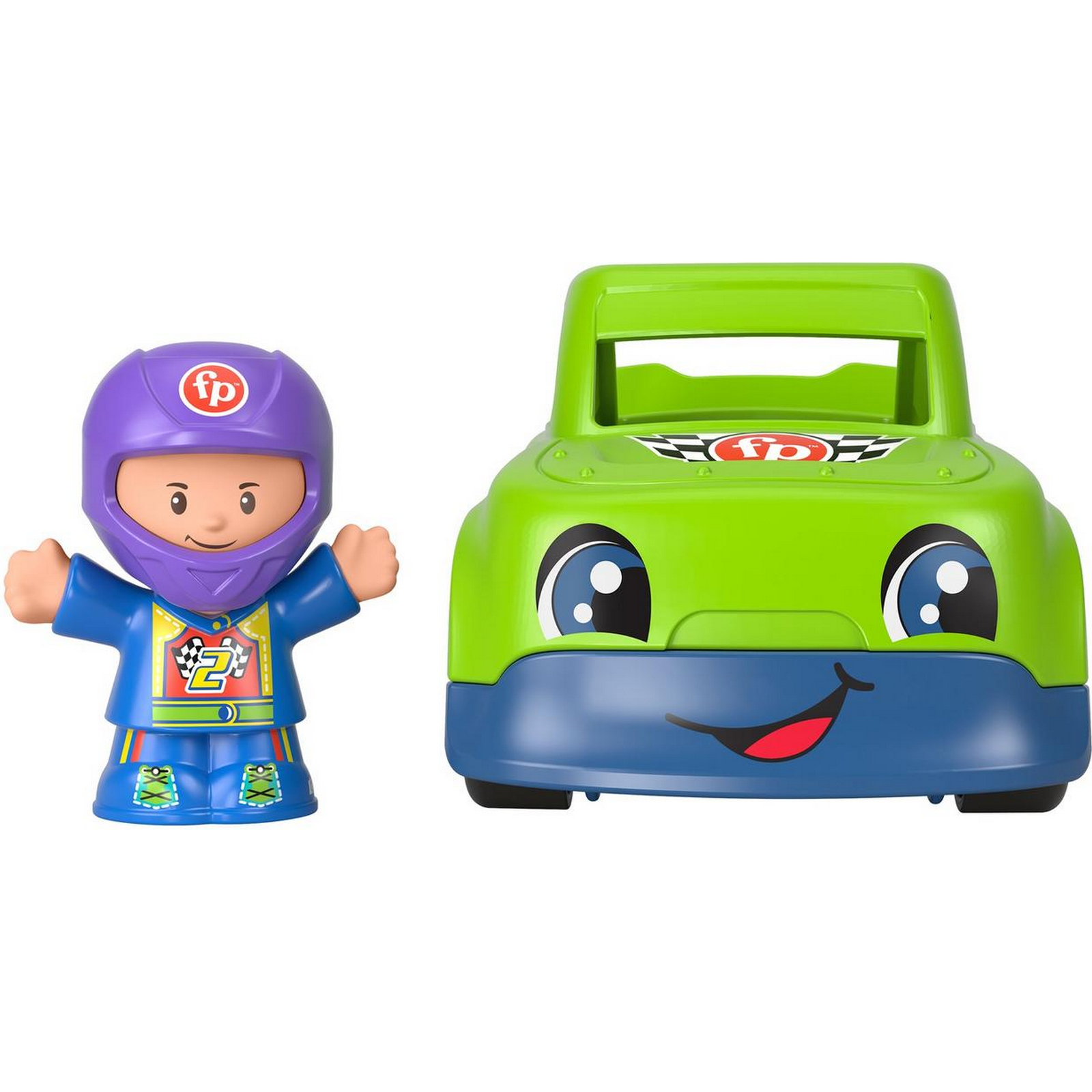 Игрушка Fisher Price Гоночный автомобиль с фигуркой GTT71 купить по цене  199 ₽ в интернет-магазине Детский мир