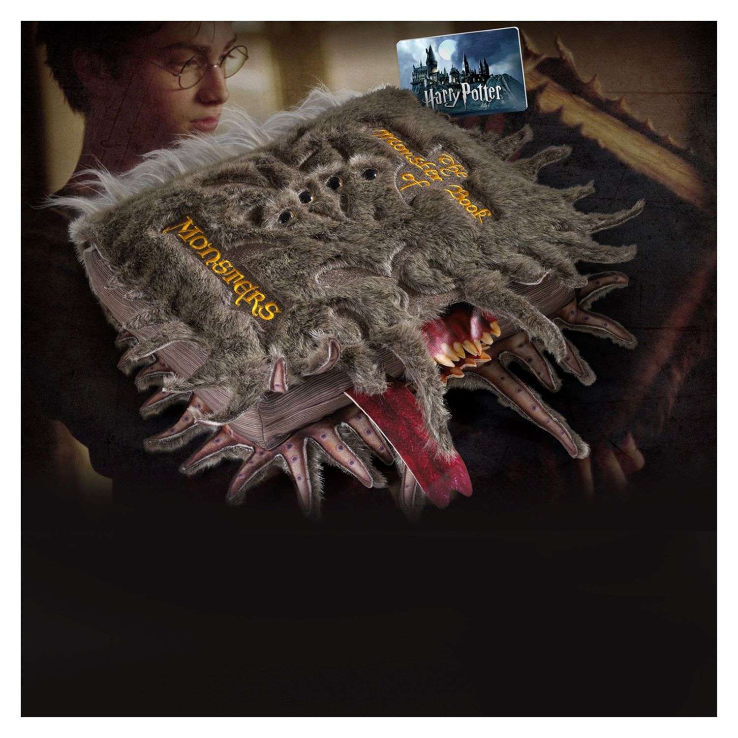 Мягкая игрушка Harry Potter Чудовищная книга о чудовищах 36 см - фото 3