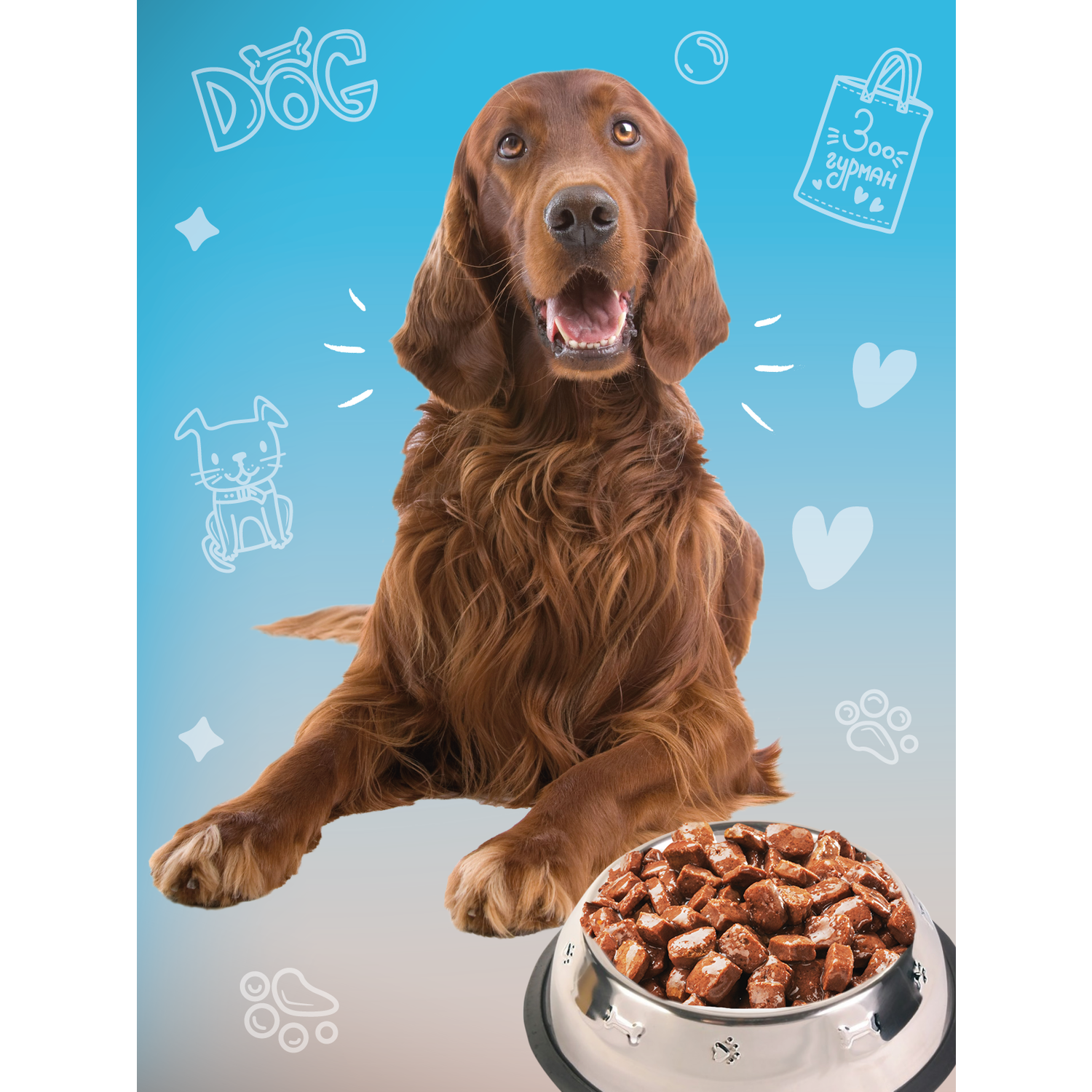 Корм влажный Зоогурман Влажный корм для собак консервированный Jolly Dog Ягненок с сердцем 970 гр х 6 шт. - фото 6