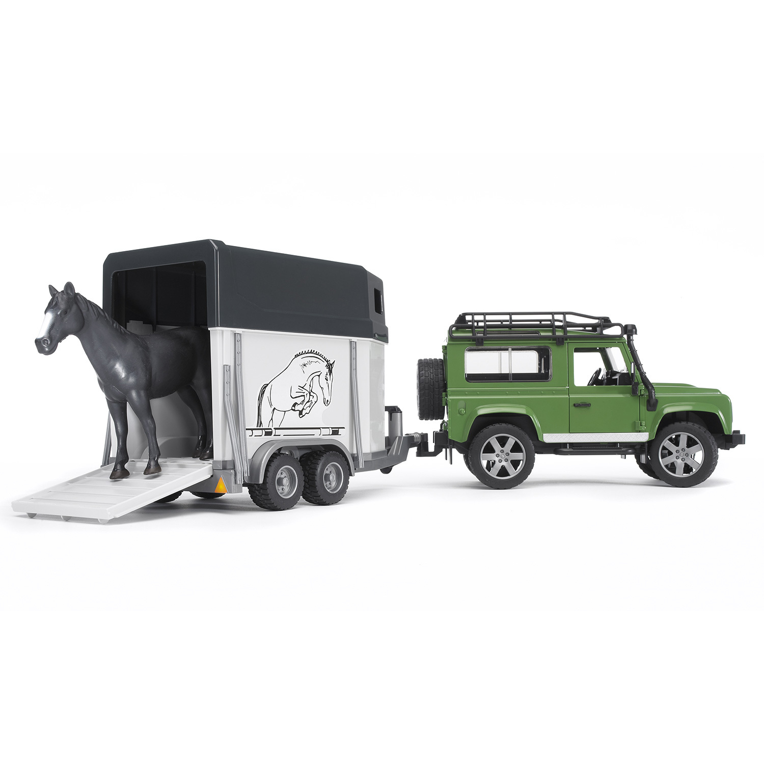 Внедорожник Bruder Land Rover Defender 02-592 купить по цене 2499 ₽ в  интернет-магазине Детский мир