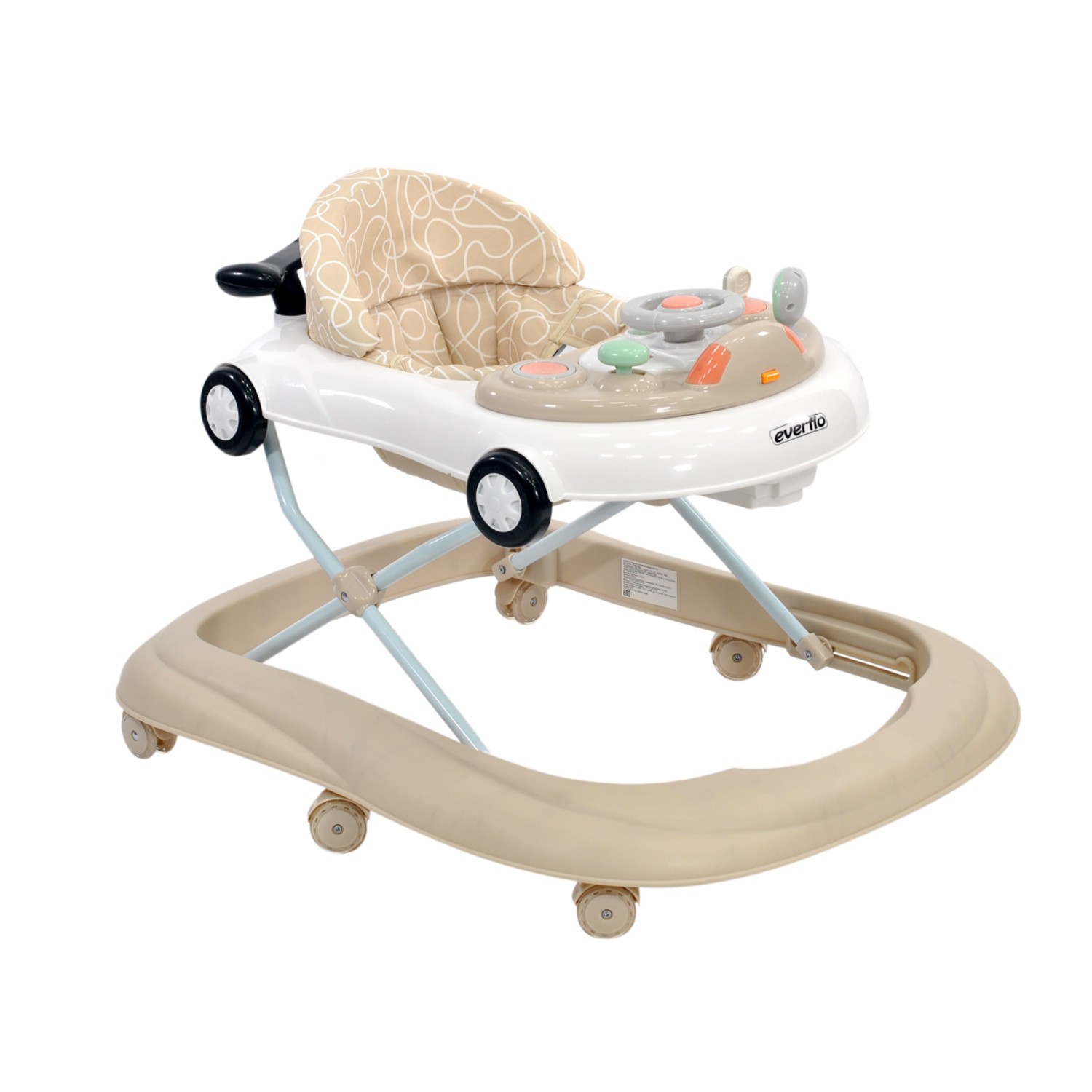 Ходунки EVERFLO Little Driver beige WT715 - фото 1