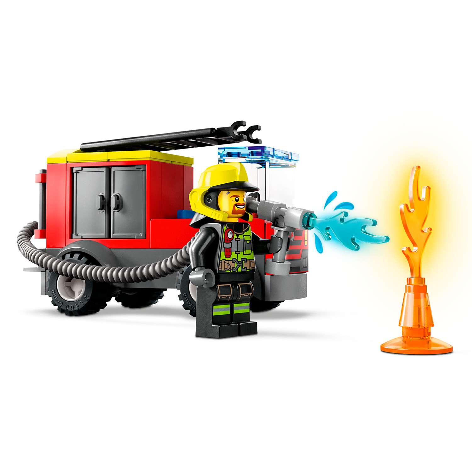 Конструктор детский LEGO City LEGO Пожарная часть и пожарная машина 60375 - фото 9