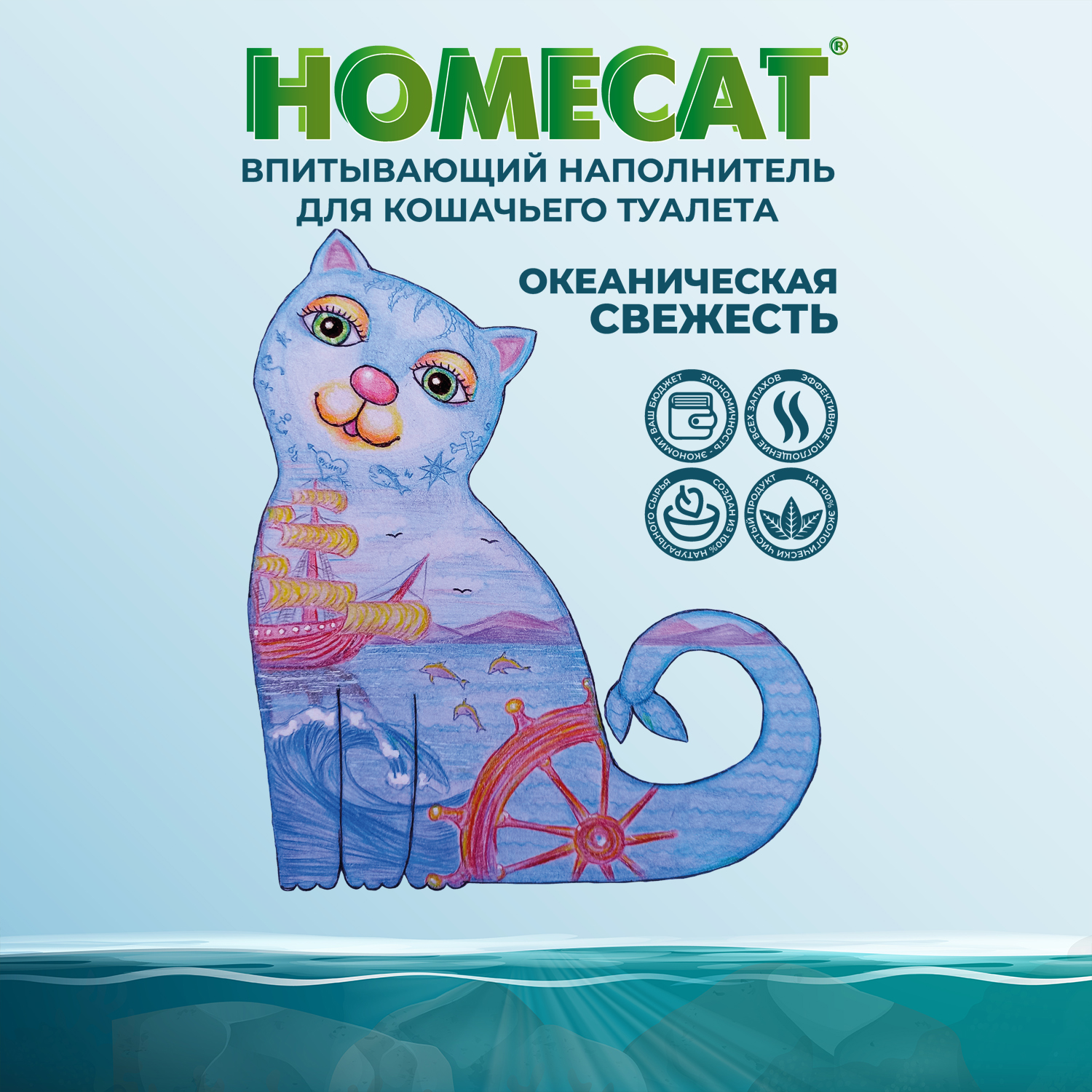 Наполнитель для кошачьих туалетов HOMECAT впитающий 3кг - фото 4