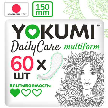 Прокладки женские YOKUMI Multiform 60 шт