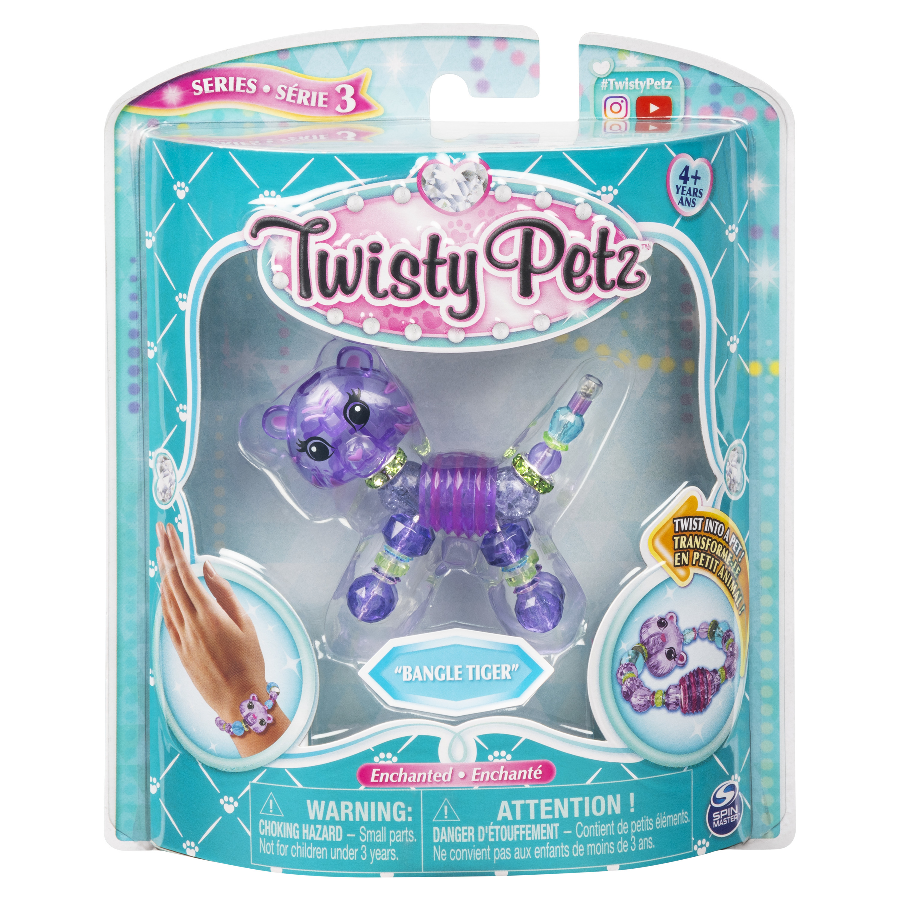 Набор Twisty Petz Фигурка-трансформер для создания браслетов Tiara Tiger 6044770/20108089 - фото 1