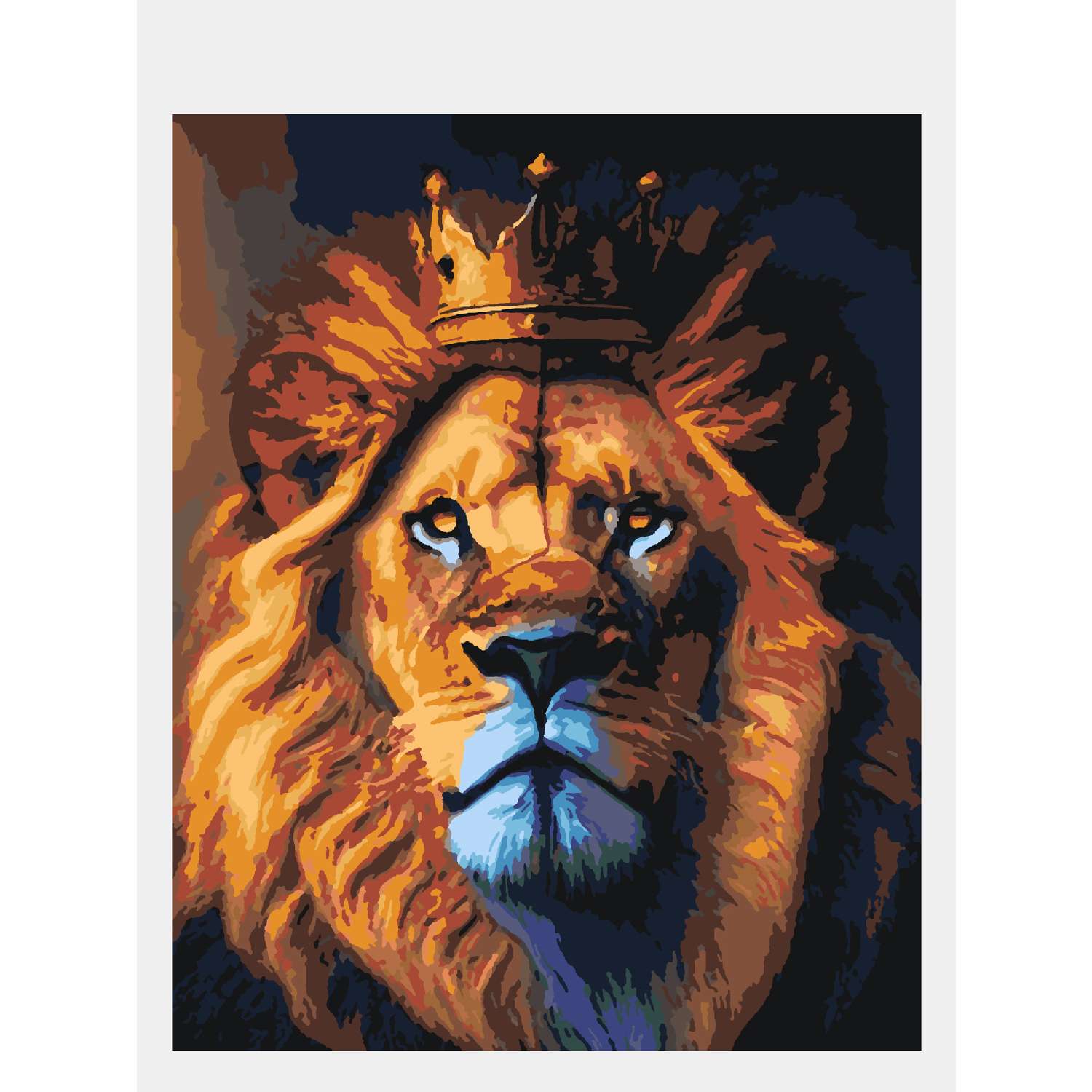 Картина по номерам 50х40 Selfica Король лев - фото 1
