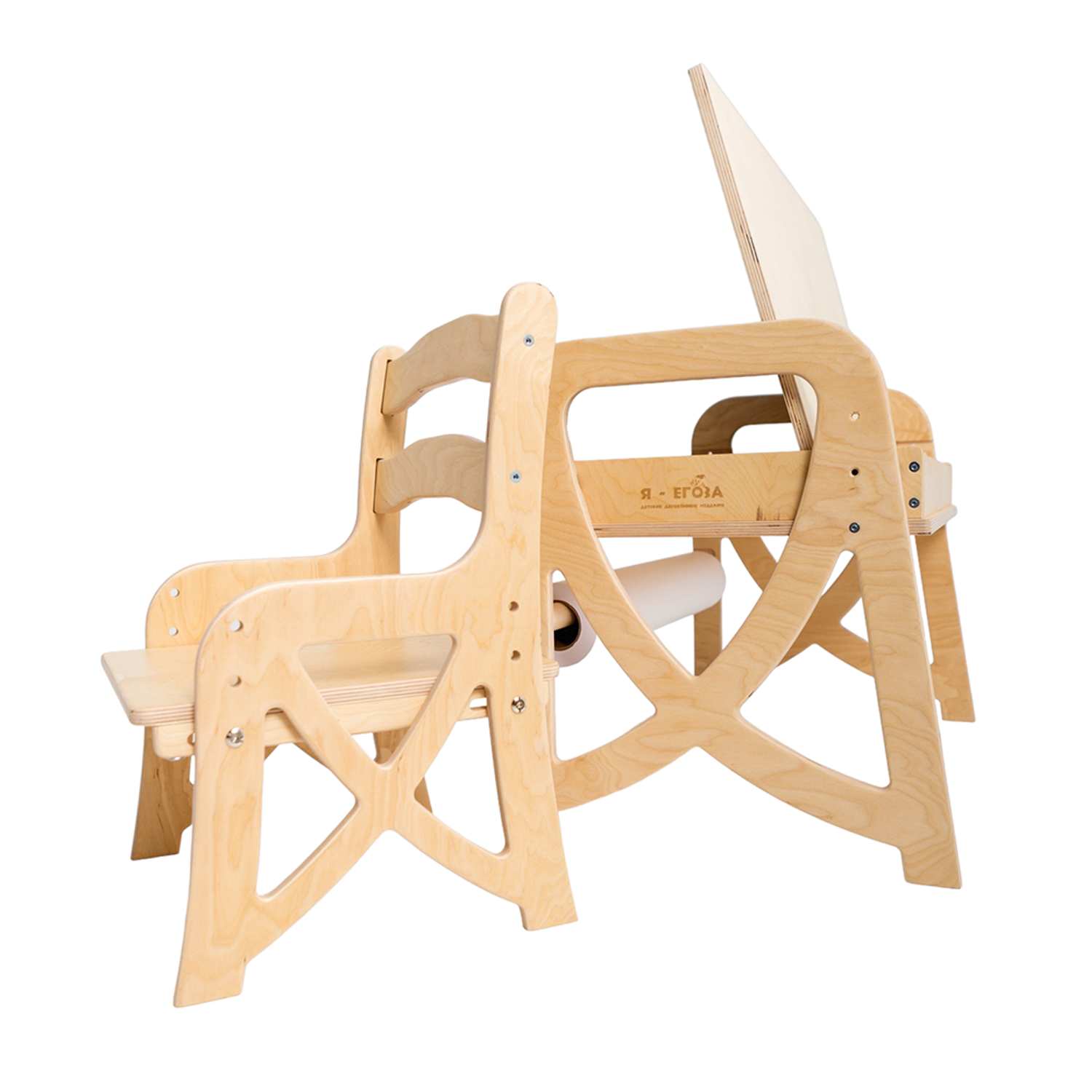 Комплект мебели Я-Егоза деревянный Растущий стол со стулом - фото 2