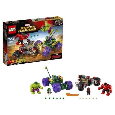 Конструктор LEGO Super Heroes Халк против Красного Халка (76078)