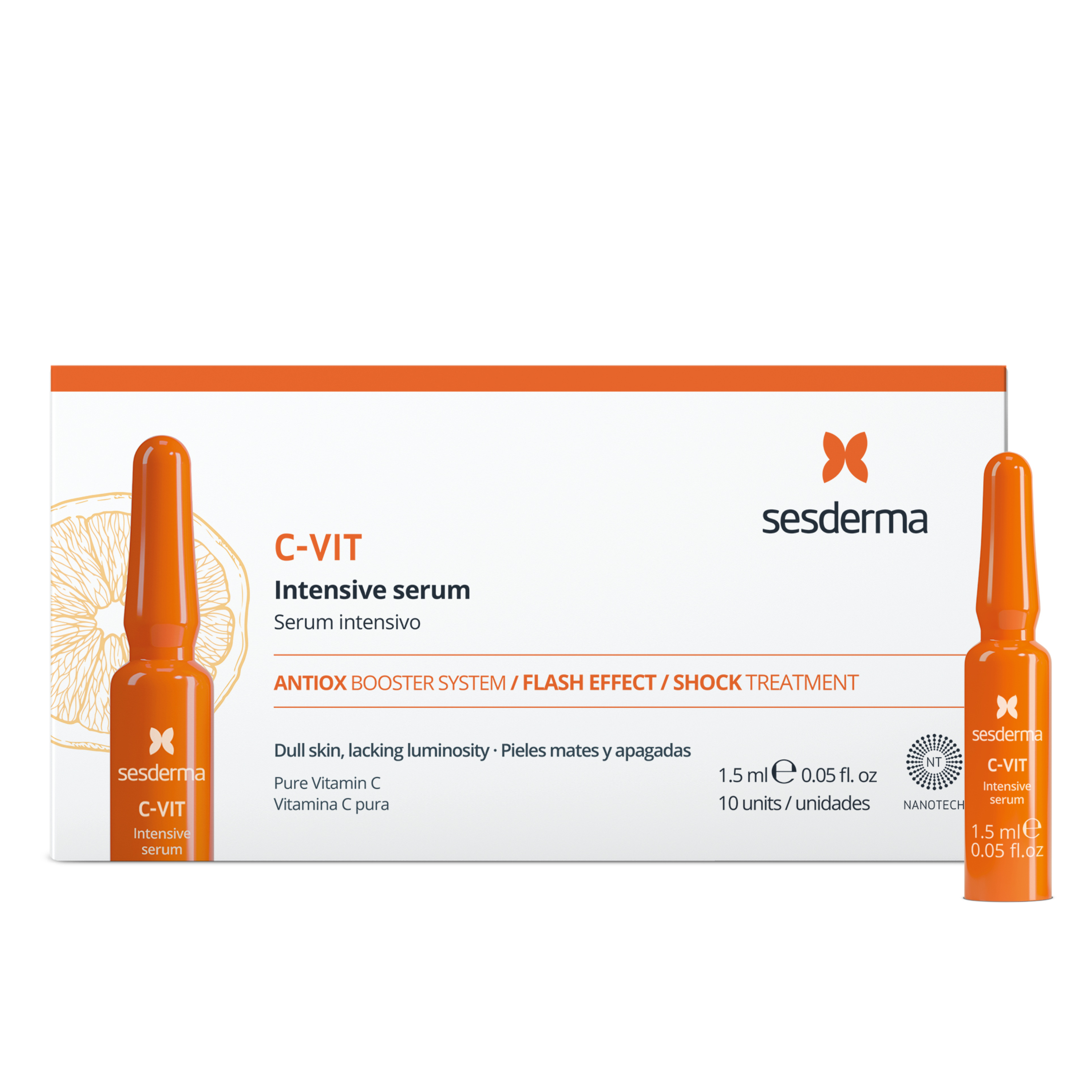 Сыворотка 12% 10 шт Sesderma C-VIT - фото 1