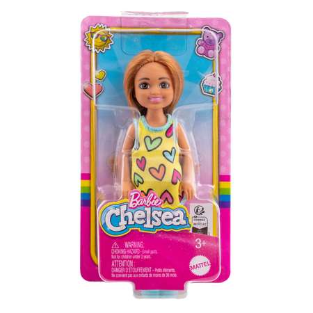 Кукла Mattel Barbie Челси в платье с сердечками