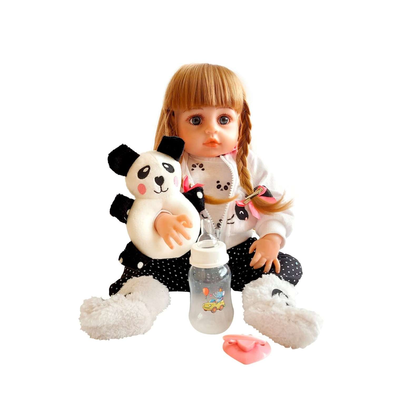 Кукла для девочки Реборн 48 см TrendToys с аксессуарами 151121033 - фото 1
