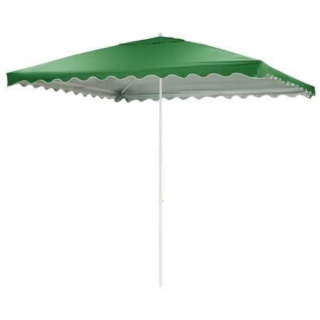 Зонт пляжный BABY STYLE от солнца садовый 3х3 м плащевка с клапаном зеленый в чехле