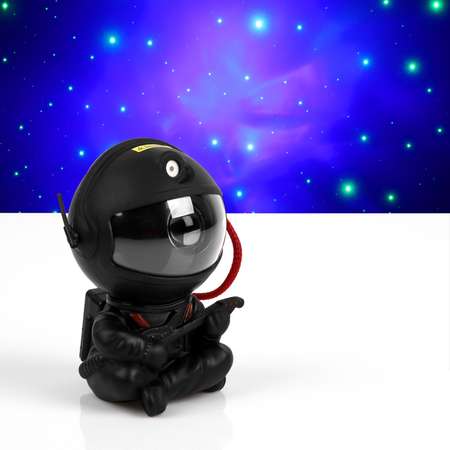 Световой прибор Sima-Land «Космонавт с гитарой» 13 см свечение RGB пульт ДУ 5 В