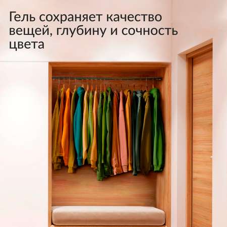 Гель для стирки белья Jundo Color 1 л 65 стирок концентрированный автомат