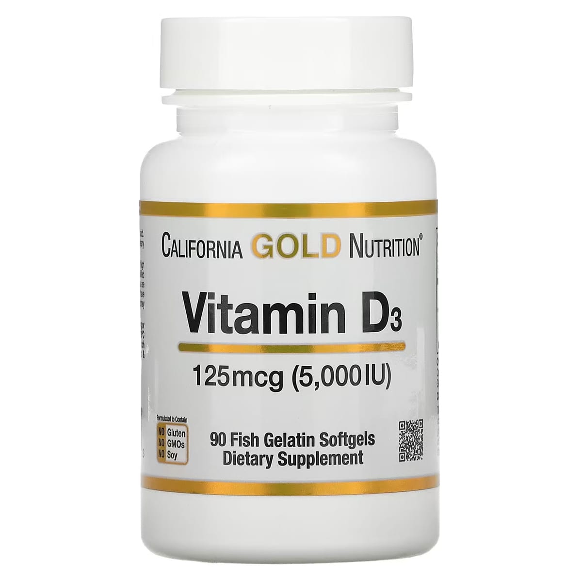 Витамин D3 California Gold Nutrition бад для женщин мужчин для иммунитета - фото 1