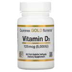 Витамин D3 California Gold Nutrition бад для женщин мужчин для иммунитета