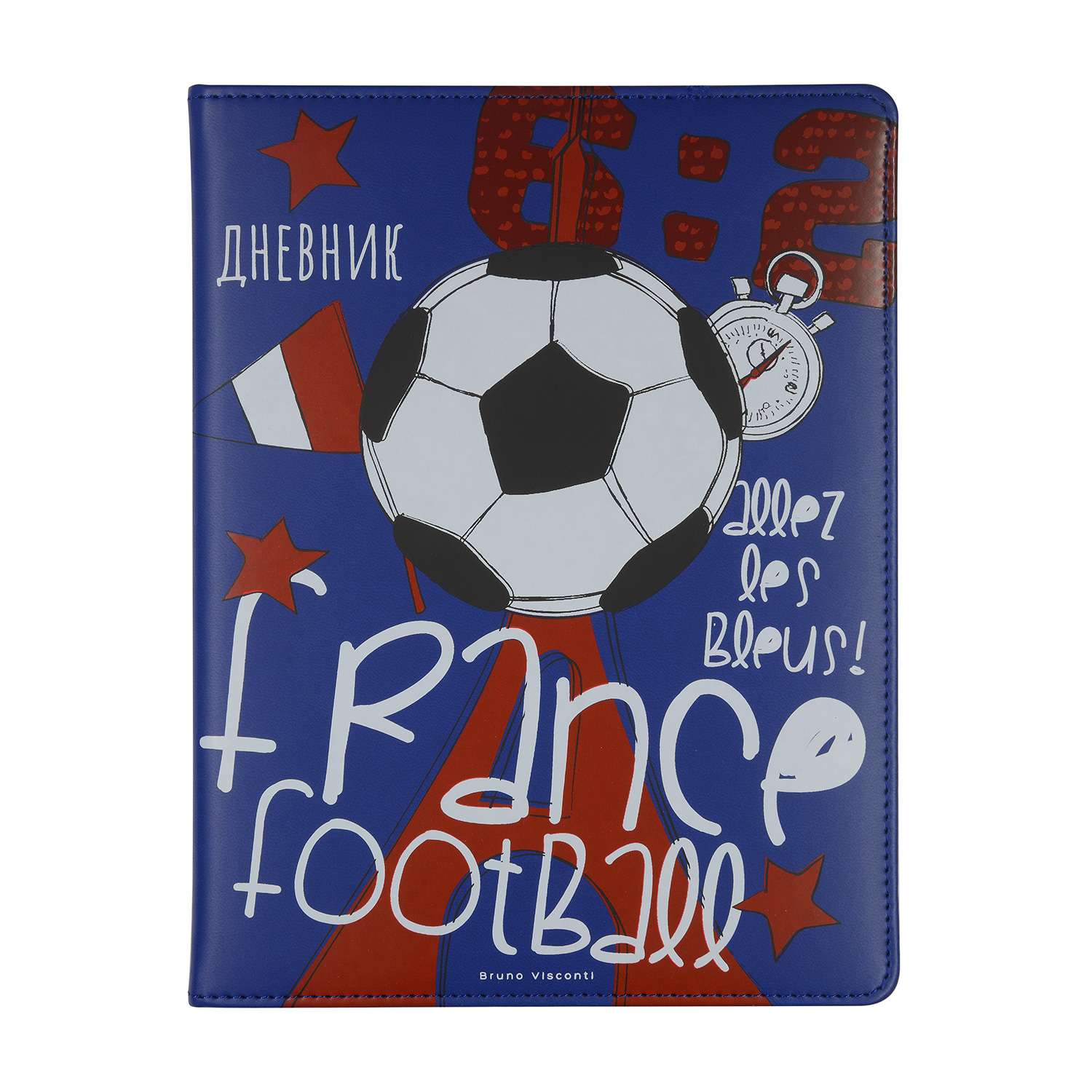 Дневник школьный Bruno Visconti А5 Футбол Чемпионы Франция 48 листов - фото 2