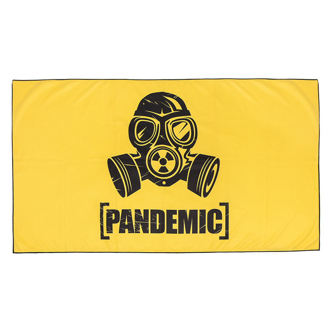 Полотенце из микрофибры Mad Wave Microfiber towel Pandemic M0761 05 2 06W желтое 80х140 см - фото 1