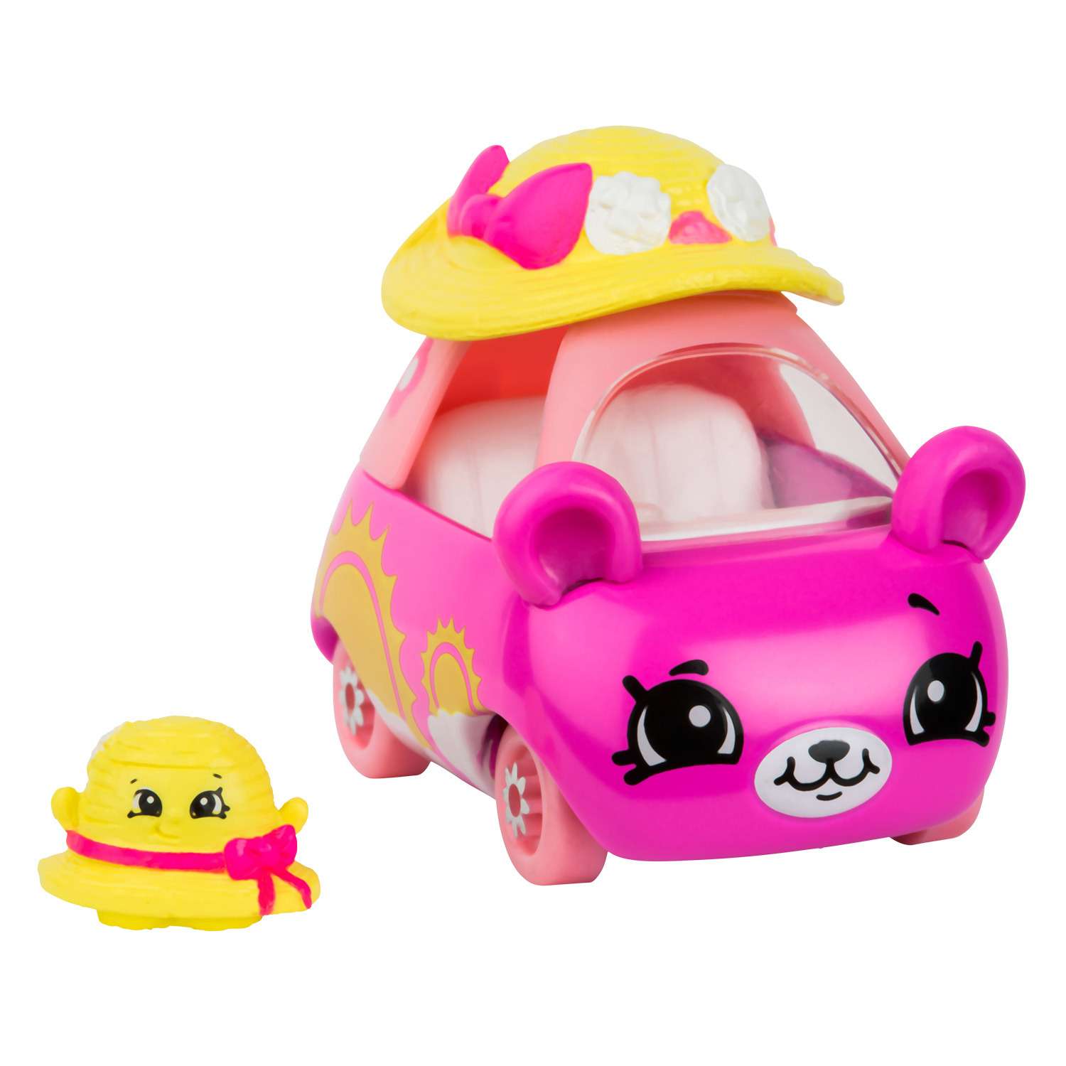 Машинка Cutie Cars с мини-фигуркой Shopkins S3 Солнечная Шляпка 57116 - фото 1