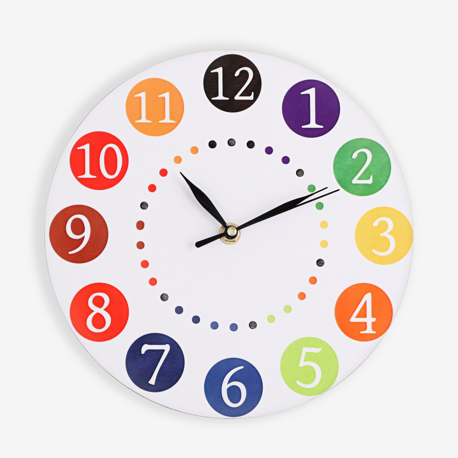 Часы настенные Соломон «Яркие цифры» d-23.5 см - фото 4