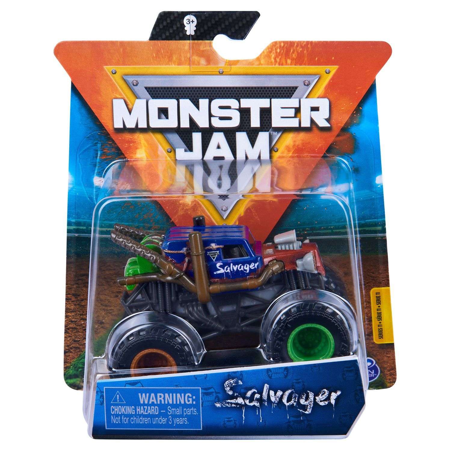 Машинка Monster Jam 1:64 Salvager 6044941/20123297 6044941 - фото 2