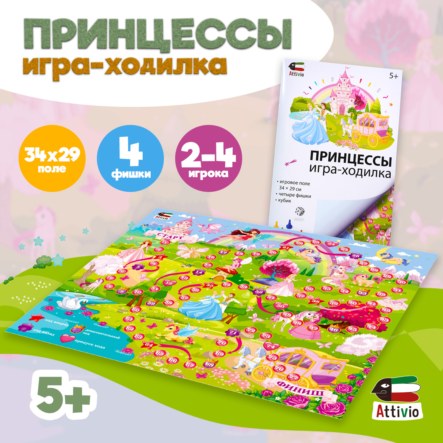 Настольная игра Attivio Принцессы - фото 1