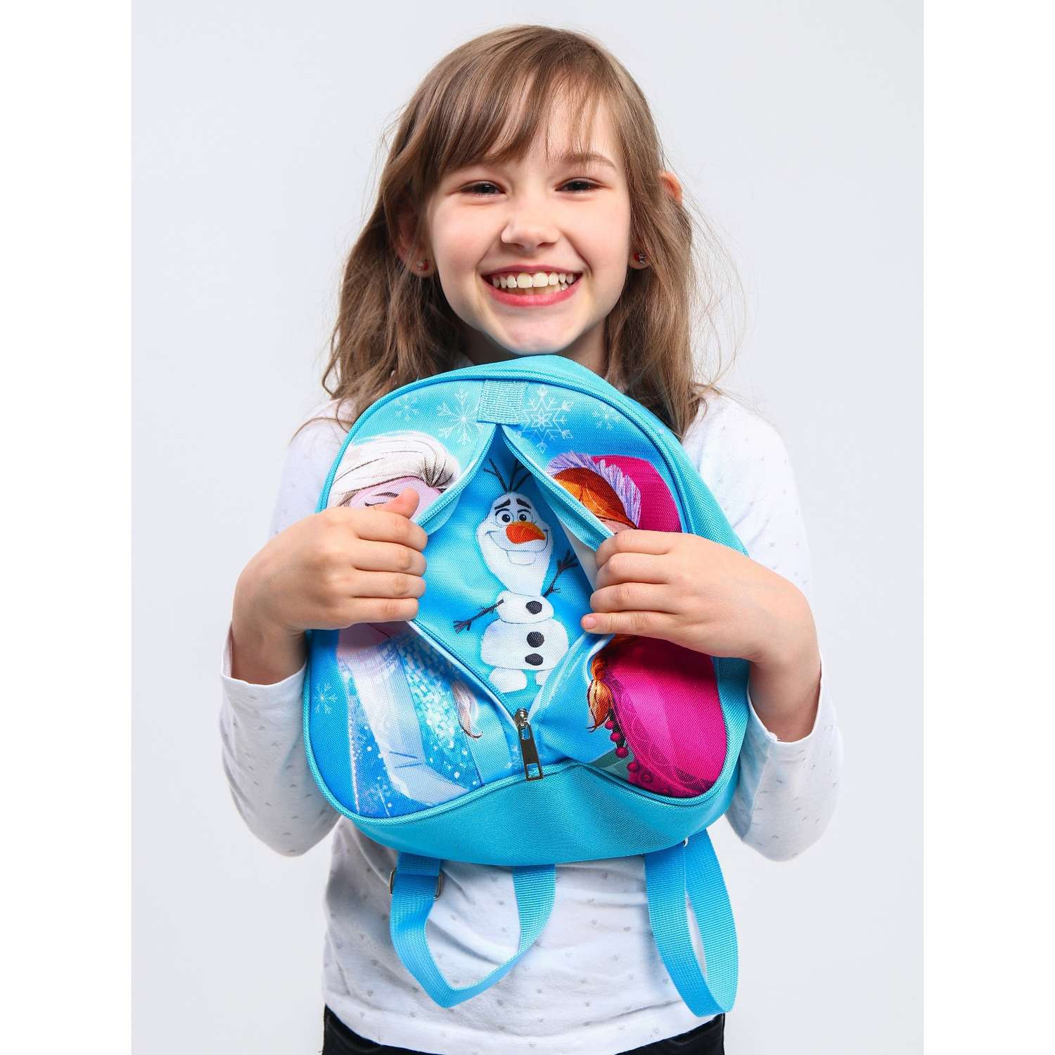 Рюкзак Disney детский «Анна и Эльза» на молнии 23х27 см Холодное сердце - фото 6