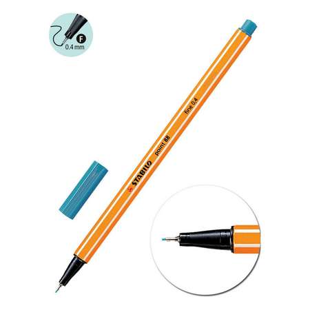 Ручка капиллярная STABILO point 88 20 цветов в пластиковом футляре Zebrui
