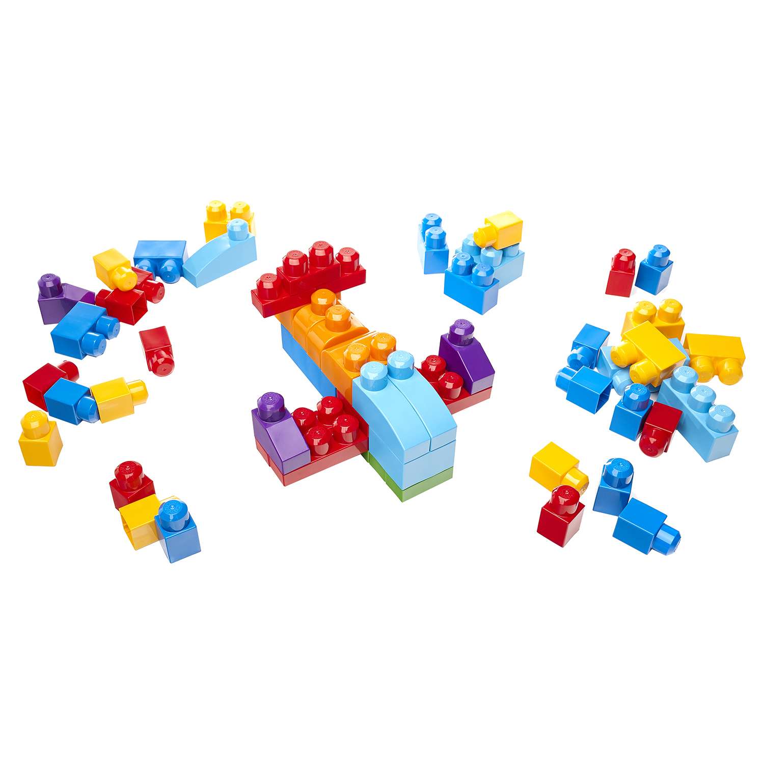 Конструктор Mega Bloks First Builders 60деталей в ассортименте DCH54/DCH55/CYP67 - фото 5