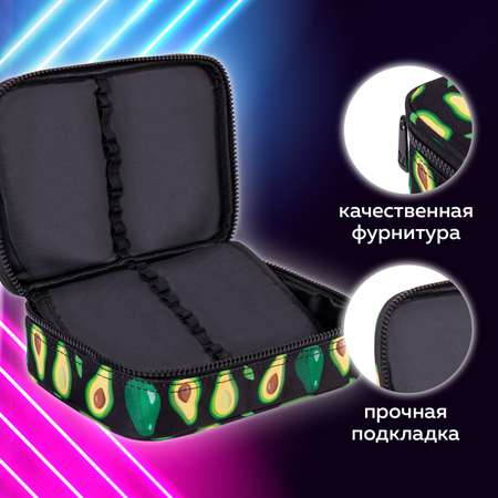 Пенал косметичка Brauberg Avocado