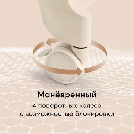 Стул для кормления Happy Baby Berny lux Beige new