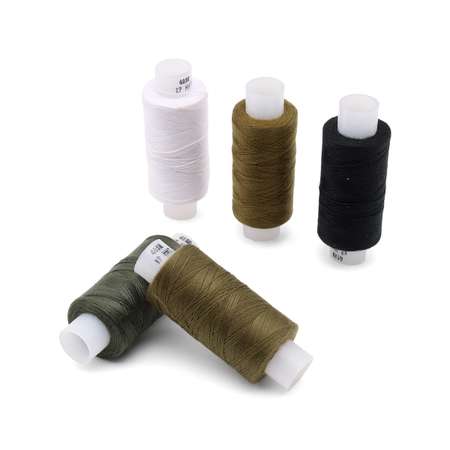 Набор ниток Astra and Craft штапельные для шитья ткани легкой и средней плотности 40 ЛШ 200 м Ассорти 5 шт