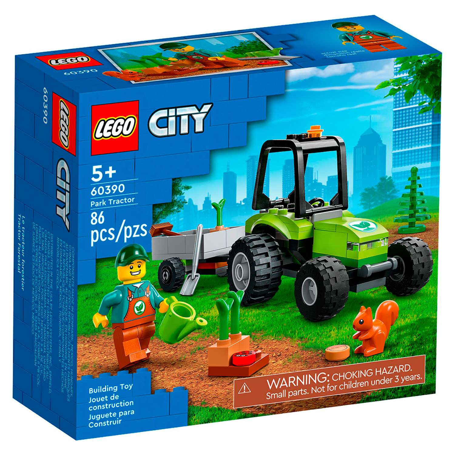 Конструктор детский LEGO City Трактор для работ в парке 60390 - фото 7