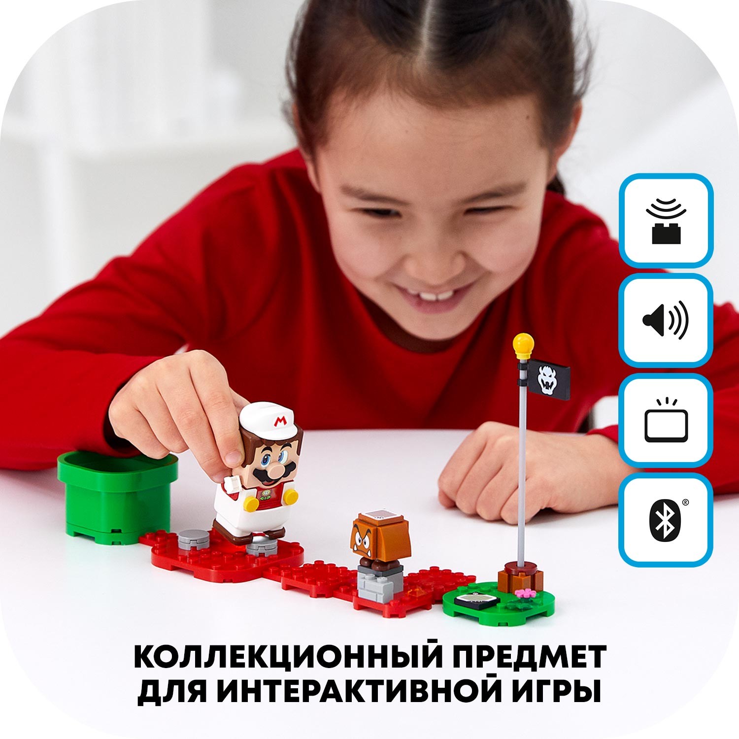 Конструктор LEGO Super Mario Марио-пожарный 71370 - фото 6