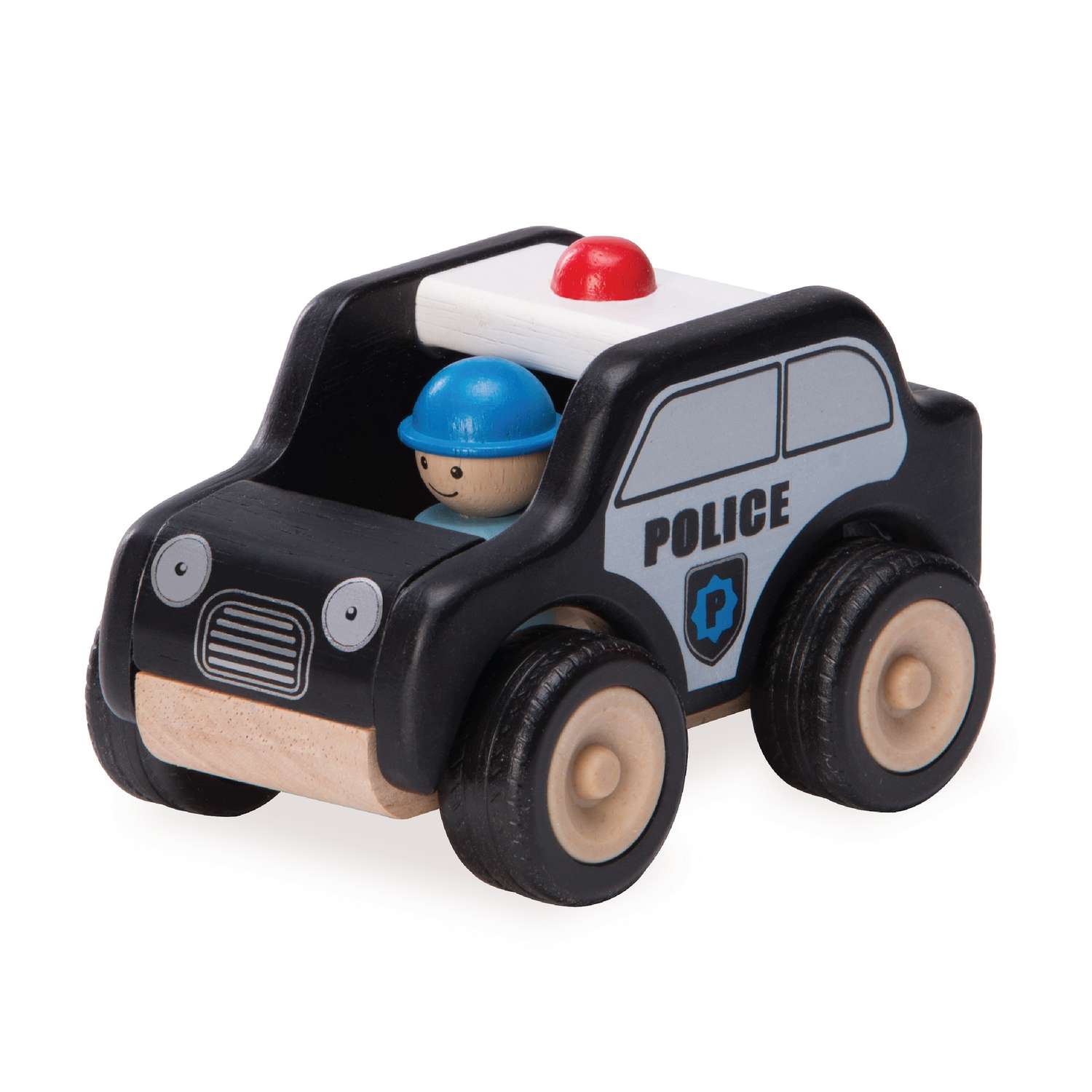 Полицейская машинка Wonderworld деревянная игрушка Miniworld ww-4061 - фото 2