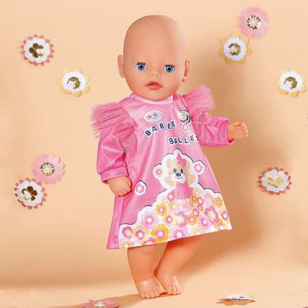 Набор игровой Baby Born Платье с изображением мишки для кукол 36см 41274