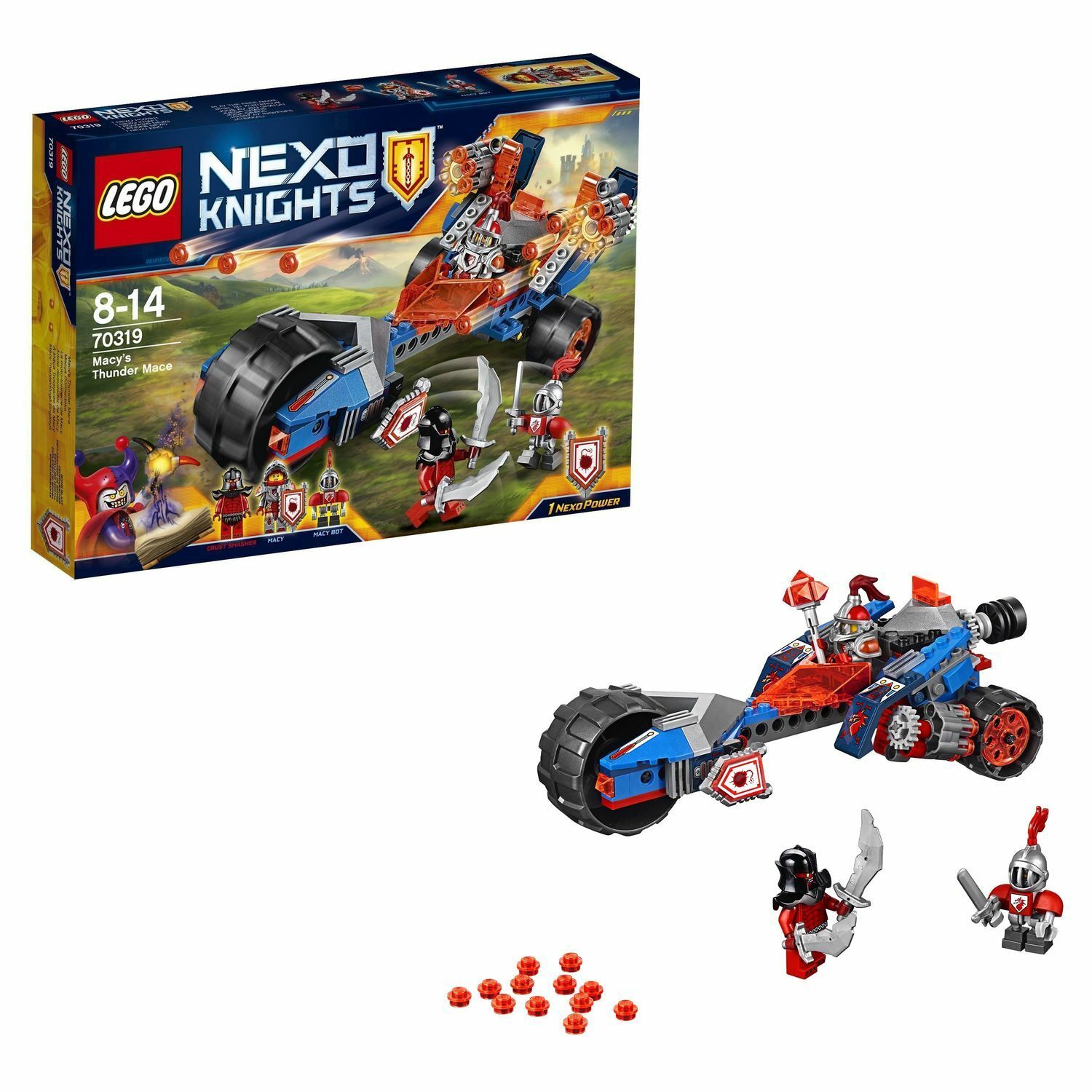 Конструктор LEGO Nexo Knights Молниеносная машина Мэйси (70319)