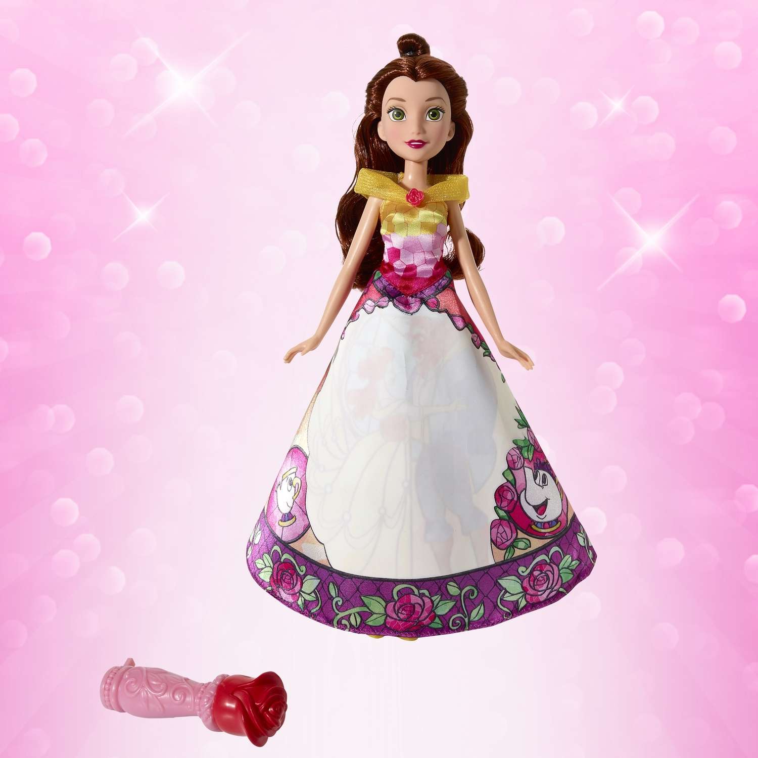 Кукла Princess Hasbro в юбке с проявляющимся принтом Бэлль B6850EU40 B5295EU6 B5295EU6 - фото 5