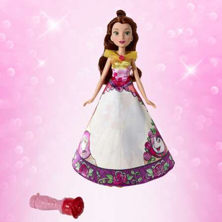 Кукла Princess Hasbro в юбке с проявляющимся принтом Бэлль B6850EU40