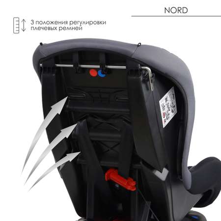 Автокресло Babyton Nord Grey 0+/1 (0-18 кг)