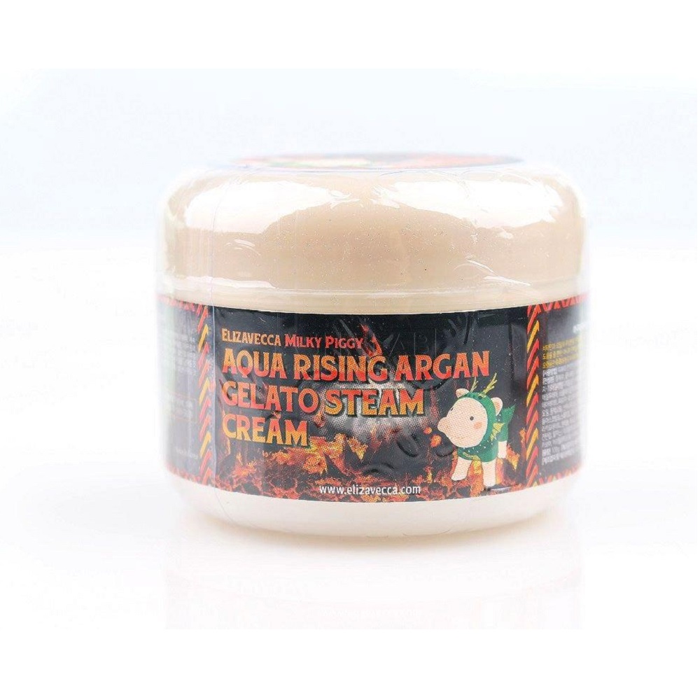 Крем-филлер для лица Elizavecca с коллагеном Milky Piggy Aqua Rising Argan Gelato Steam 100мл - фото 2